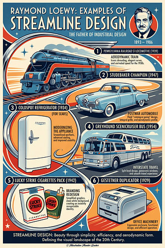 Stromliniendesign von Raymond Loewy