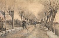 Weg in Etten, Vincent van Gogh van Meesterlijcke Meesters thumbnail