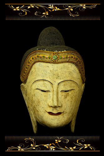 Boeddha of Buddha. Beeltenis van een Buddha.