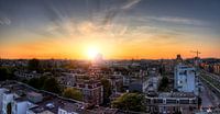 Amsterdam sunset skyline von Dennis van de Water Miniaturansicht