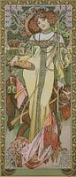 Fall, Alphonse Mucha (Seasons series)