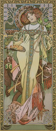 Herfst, Alphonse Mucha (Seizoenen serie)