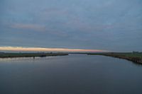 River at sunset