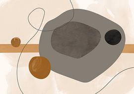 Mid Century Modern Abstrakt von Mad Dog Art