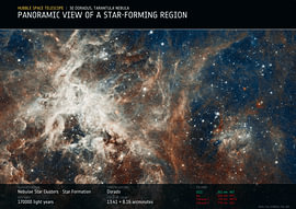 Panoramic view of a star-forming region by Deep Field