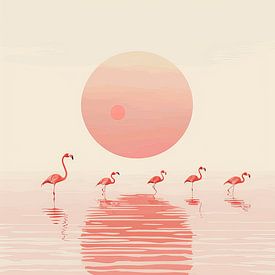 Rose flamant sur LidyStuit