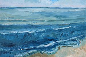 Paysage marin (plage de Hollande du Nord)