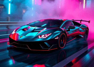 Lamborghini Sesto Elemento Neon 8 van MIROKKU