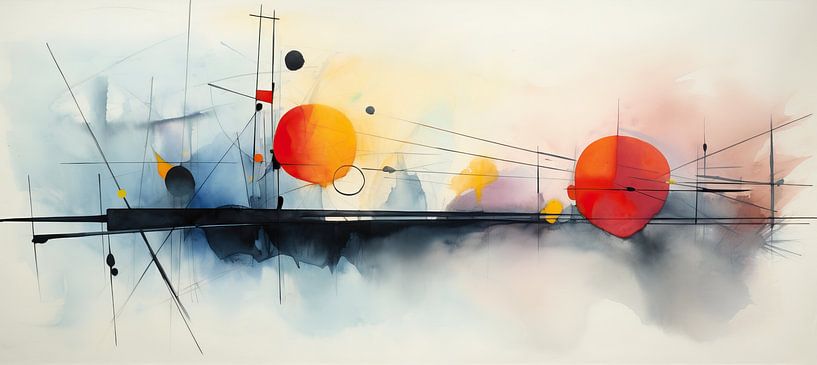 Modern schilderij 4973 van Abstract Schilderij