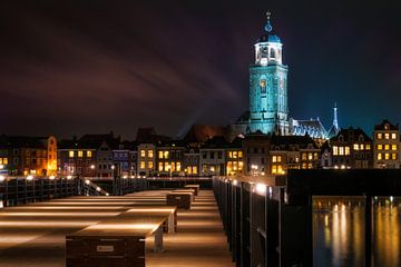 Deventer at Night van Martin Podt