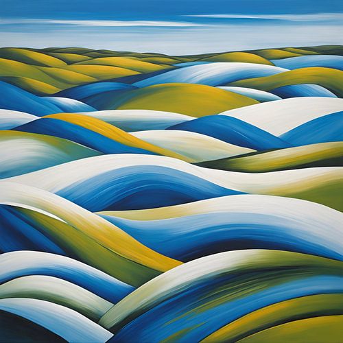 Stile berg 1.0 Schilderij