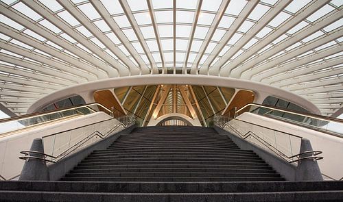 Mons railway station by Monnie