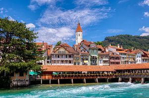 Blick auf Thun, Schweiz von Adelheid Smitt