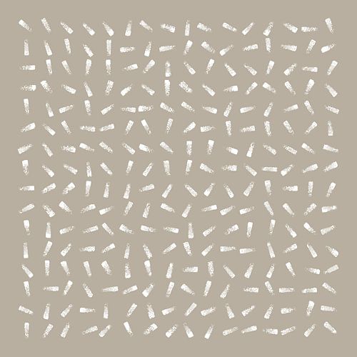 Abstract with beige background and white patterns