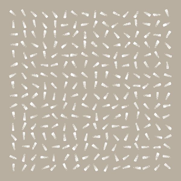 Abstract with beige background and white patterns by Imaginative