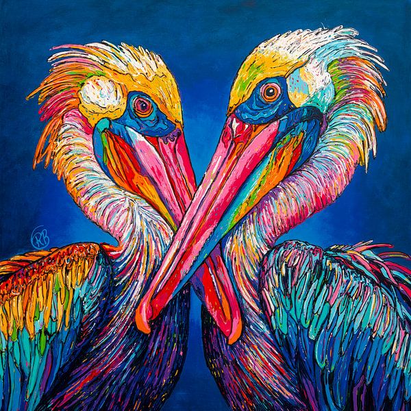Bunte Verbindungen von Happy Paintings / Renata Rolefes