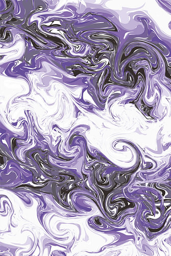 Purple Liquid Marble Abstract
