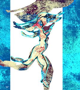 Tänzerin in blau von ART Eva Maria