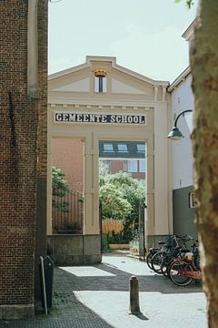 Old and historical municipal school in Delft - Netherlands by Karlijn Verkaik