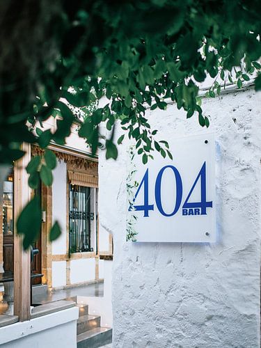 404-(Fout) Bar in Lindos (Rhodos eiland