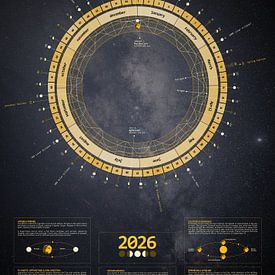 Moon Calendar 2026 by AREND LIMA