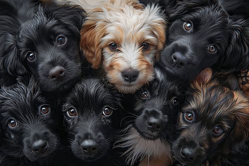 honden  in en rondom het huis