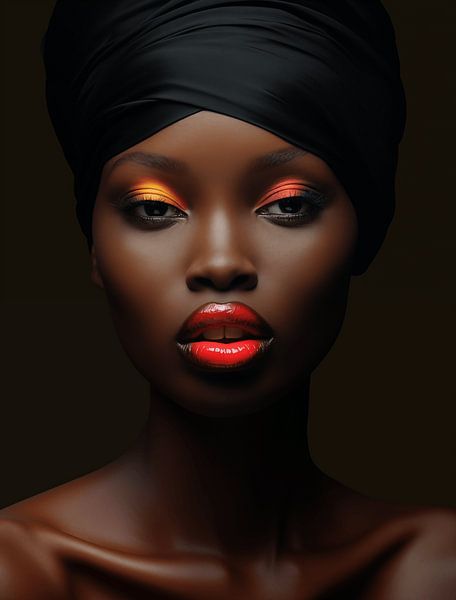 african lady van Elisabeth Visser