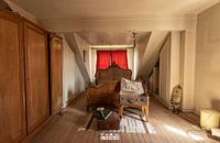 Hele mooie slaapkamer in ouderwetse setting.