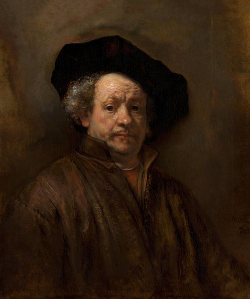 Self-Portrait, Rembrandt van Rembrandt van Rijn