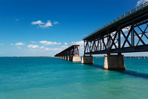 Florida Keys Bahia Honda Bridge Amerika USA by Sita Koning