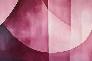 Roze Paars | Zachte Overgang Paars Roze van Modern Collection