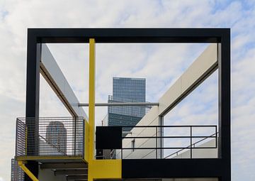 Gros plan sur l'architecture à Rotterdam sur Photo Henk van Dijk