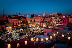 Über den Dächern der Souks von Marrakesch