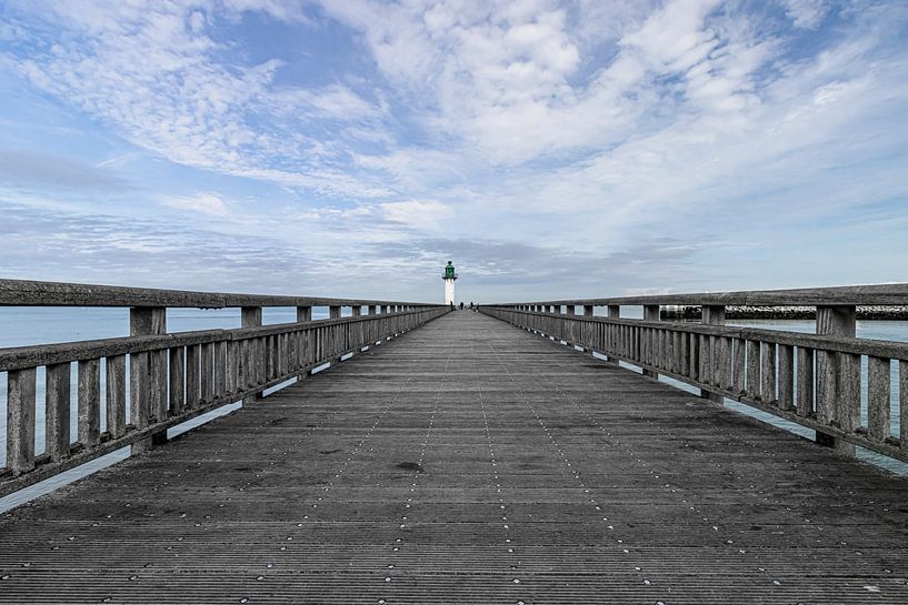 Auf dem Pier von Calais (Nordfrankreich) von Paul Veen