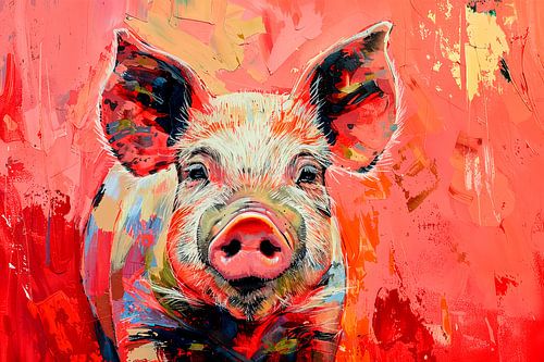 Porträt eines Schweins