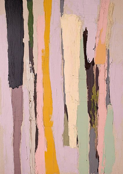 Pastel Abstract Shabby Chic by Niklas Maximilian