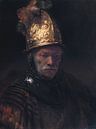 Der Mann mit dem Goldhelm, Rembrandt van Rijn von Rembrandt van Rijn Miniaturansicht