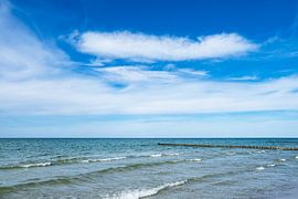 Buhnen an der Ostseeküste bei Ahrenshoop sur Rico Ködder
