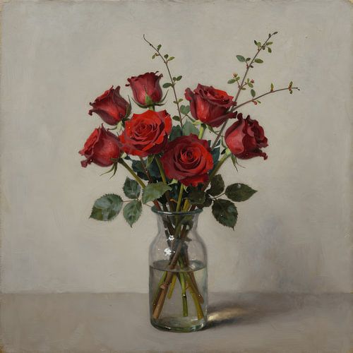Rozen in Vaas van Sander Van Laar