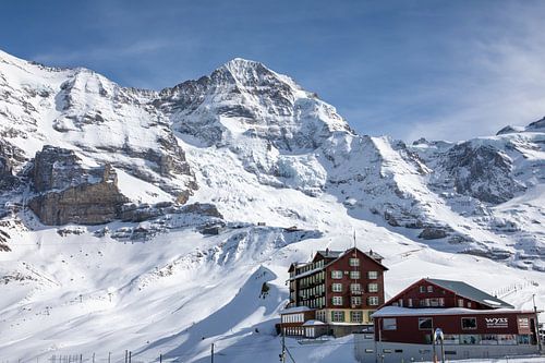 Uitzicht op de Mönch vanaf Kleine Scheidegg