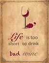 Life is too short to drink bad wine van Marieke de Koning thumbnail