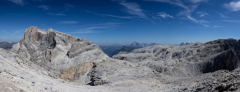 Panorama in de Dolomieten op de Cima della Rosetta van André Blom Fotografie Utrecht