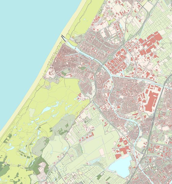 Map of Katwijk by Rebel Ontwerp