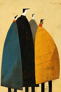 Muted Conversations van ARTEO Schilderijen