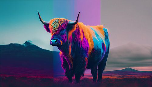 Portrait d'erreur Highlander écossais