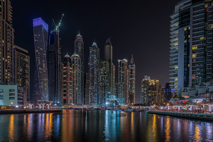 Dubai by night 5 by Peter Korevaar