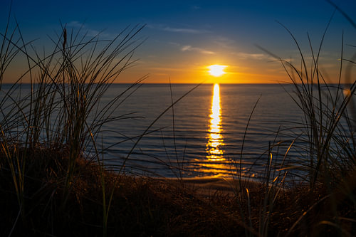 Sunset at Lyngby Beach