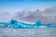 Jökulsárlón Glacier Lagune van Melanie Viola thumbnail