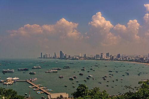 Gezicht op Pattaya