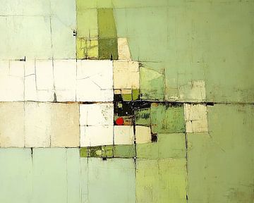Groene Abstractie van Zen en Meer